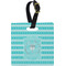 Hanukkah Plastic Luggage Tag - Square w/ Name or Text