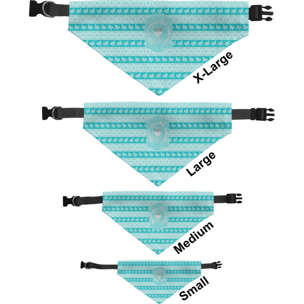 Hanukkah Pet Bandana Sizes