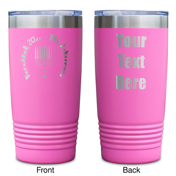 Hanukkah Pink Polar Camel Tumbler - 20oz - Double Sided - Approval