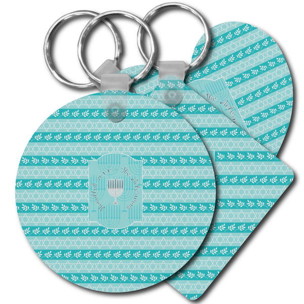 Custom Hanukkah Plastic Keychain (Personalized)