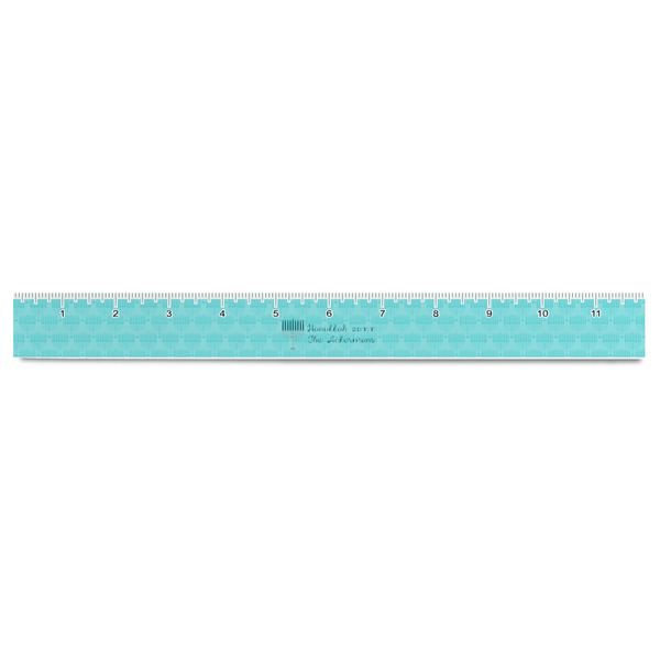 Hanukkah Plastic Ruler - 12" - FRONT