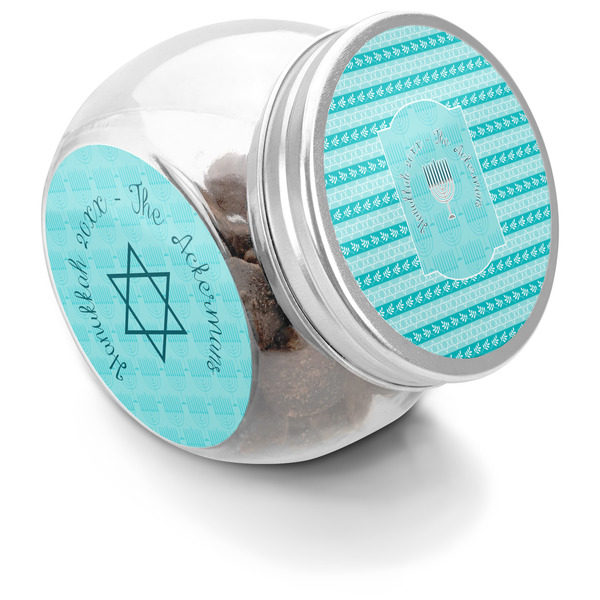 Custom Hanukkah Puppy Treat Jar (Personalized)