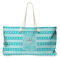 Hanukkah Large Rope Tote Bag - Front View