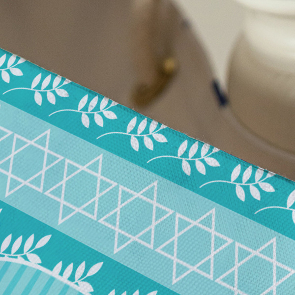 Hanukkah Large Rope Tote - Close Up View