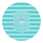 Hanukkah Round Decal - XLarge (Personalized)