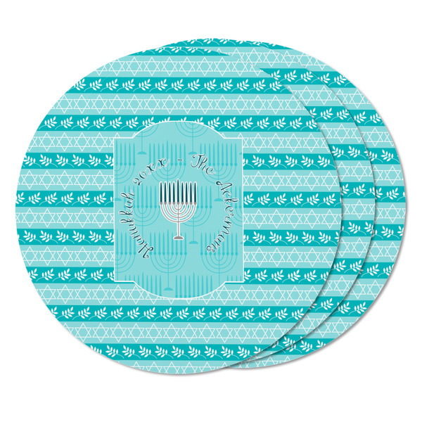 Hanukkah Round Fridge Magnet - THREE