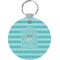 Hanukkah Round Plastic Keychain (Personalized)