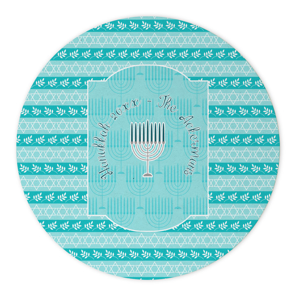 Hanukkah Round Paper Coaster - Approval
