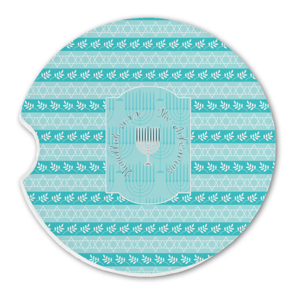 Hanukkah Sandstone Car Coaster - Single