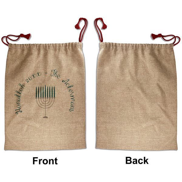 Hanukkah Santa Bag - Approval - Front