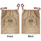 Hanukkah Santa Sack - Front & Back (Personalized)
