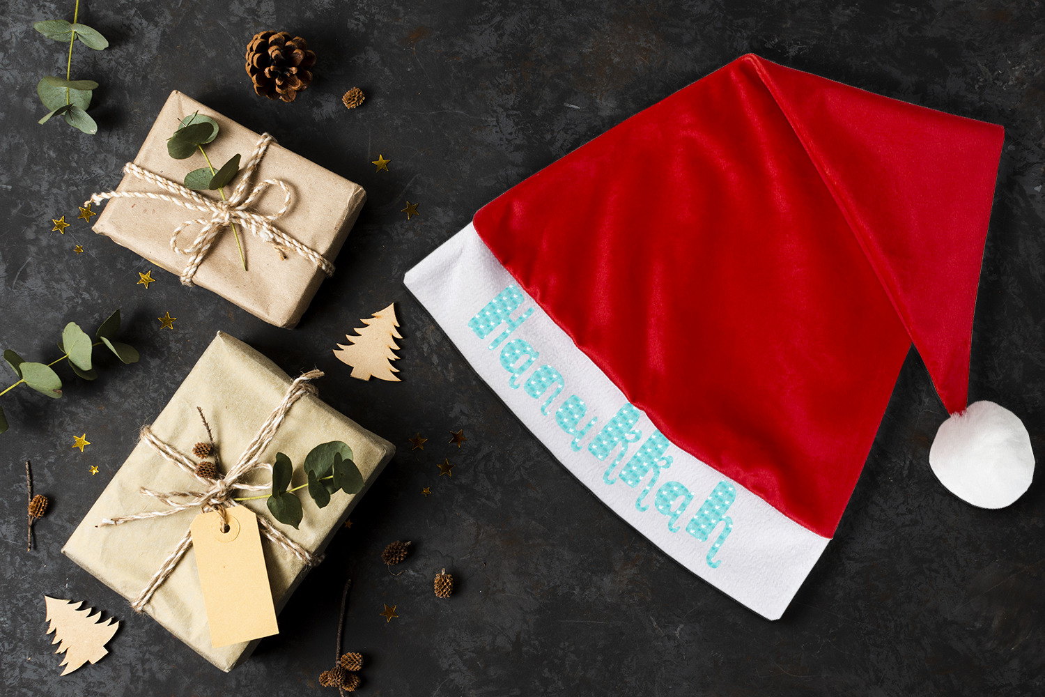 Hanukkah Santa Hat (Personalized 