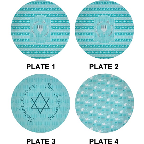 Hanukkah Set of Appetizer / Dessert Plates (Approval)