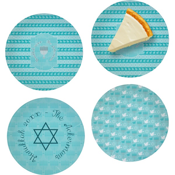 Hanukkah Set of Appetizer / Dessert Plates