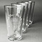 Hanukkah Pint Glasses - Engraved (Set of 4) (Personalized)