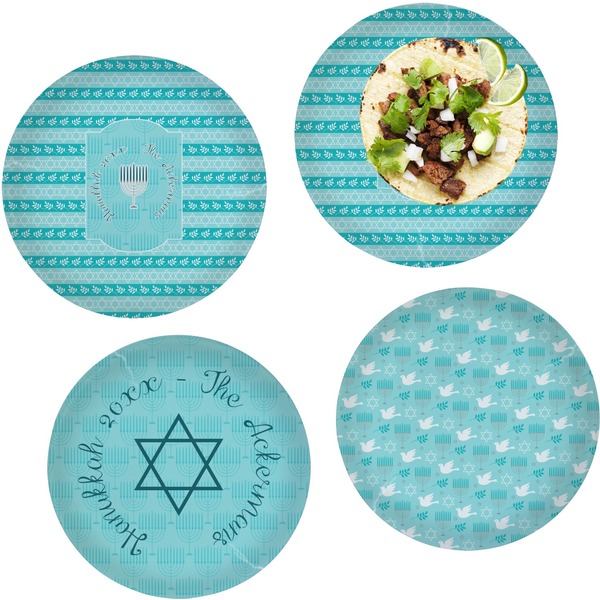 Hanukkah Set of Lunch / Dinner Plates