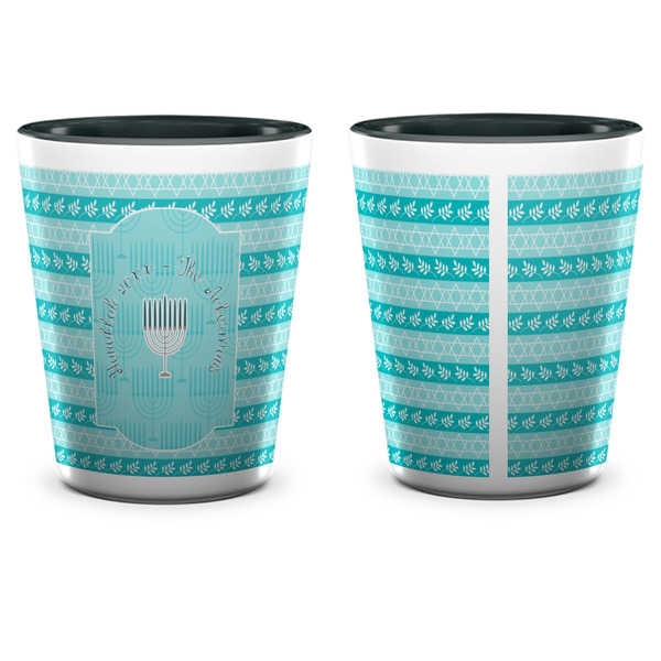 Hanukkah Shot Glass - Two Tone - APPROVAL