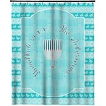 Hanukkah Extra Long Shower Curtain - 70"x84" (Personalized)