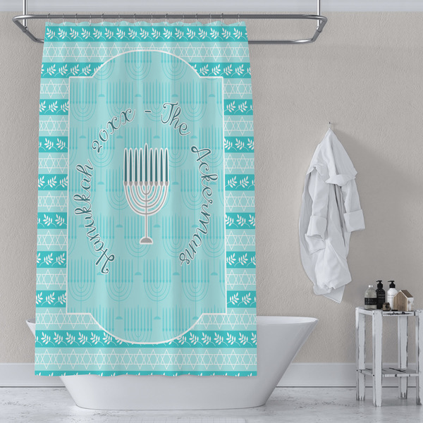 Hanukkah Shower Curtain Lifestyle