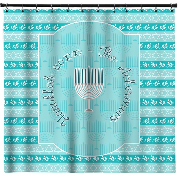 Custom Hanukkah Shower Curtain - Custom Size (Personalized)