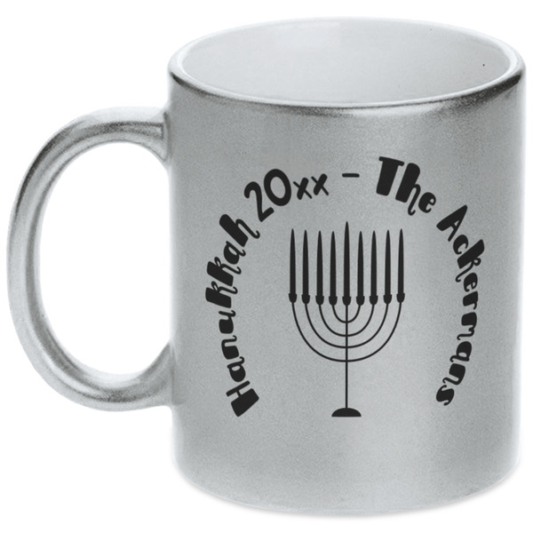 Hanukkah Silver Mug - Main
