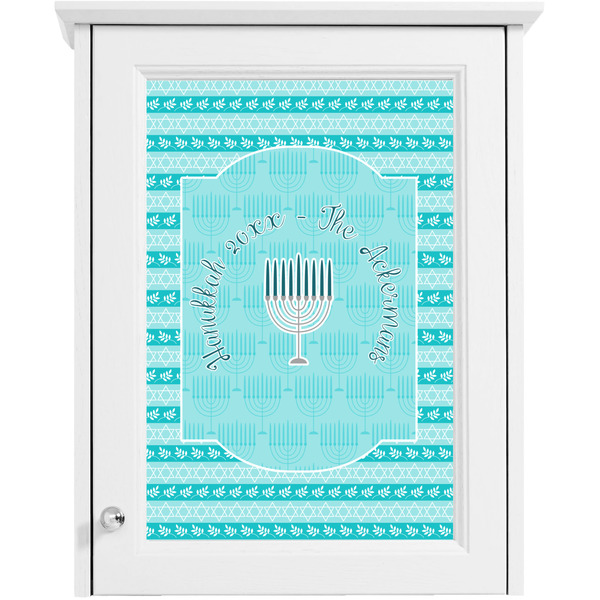 Hanukkah Single White Cabinet Decal