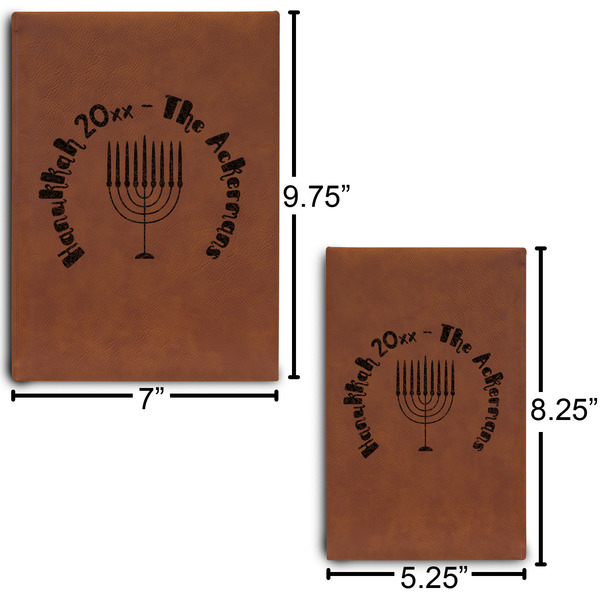 Hanukkah Sketch Book Size Comparison w/ Dimension