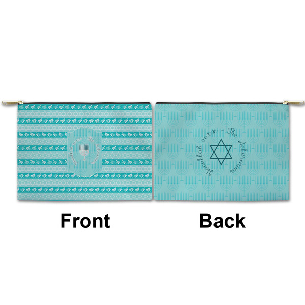 Hanukkah Small Zipper Pouch Approval (Front and Back)