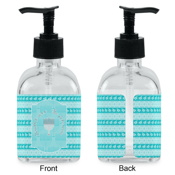 Hanukkah Glass Soap/Lotion Dispenser - Approval