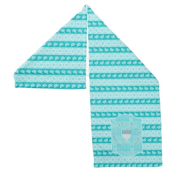 Hanukkah Sports Towel Folded - Both Sides Showing