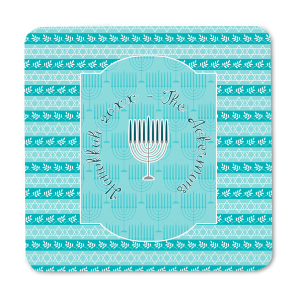Hanukkah Square Fridge Magnet - FRONT