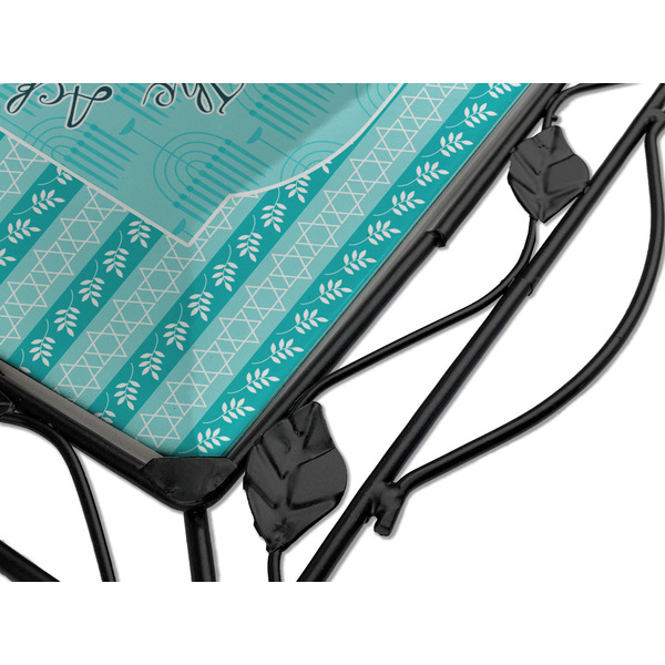 Hanukkah Square Trivet - Detail