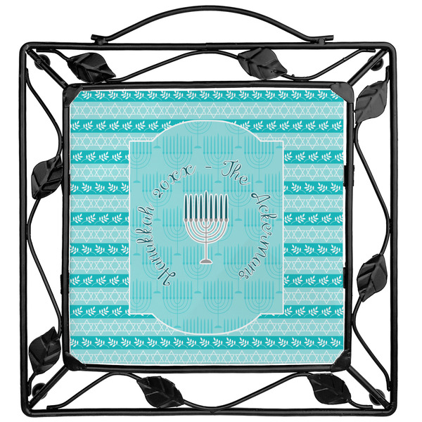 Custom Hanukkah Square Trivet (Personalized)