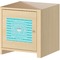 Hanukkah Square Wall Decal on Wooden Cabinet