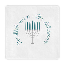 Hanukkah Standard Decorative Napkins (Personalized)