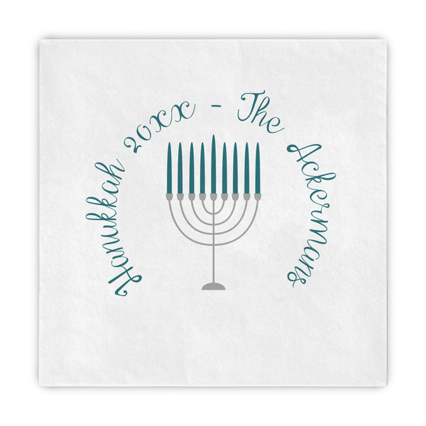 Custom Hanukkah Decorative Paper Napkins (Personalized)