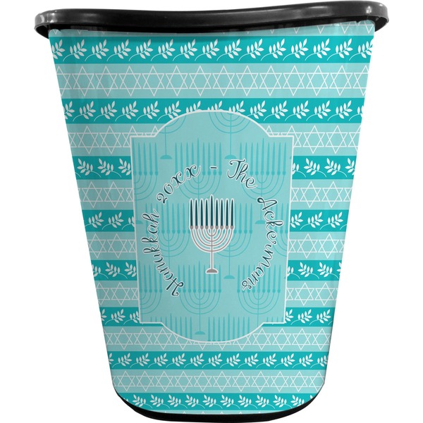 Hanukkah Trash Can Black