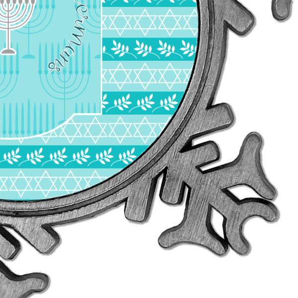 Hanukkah Vintage Snowflake - Detail