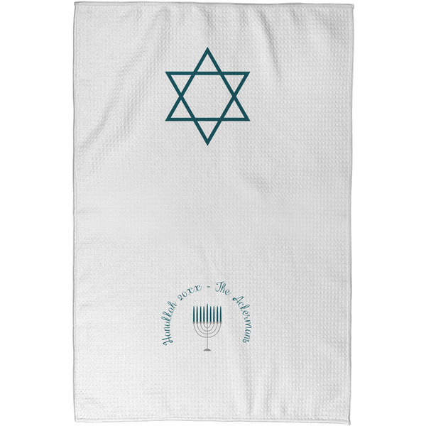 Hanukkah Waffle Towel - Partial Print - Approval Image