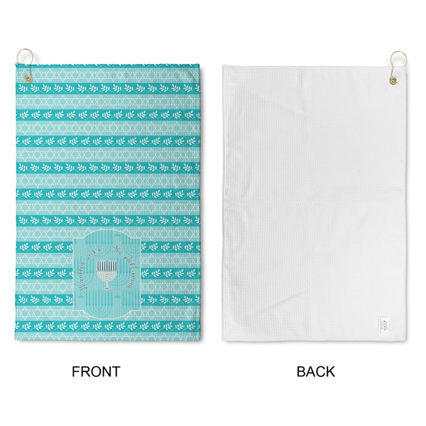 Hanukkah Waffle Weave Golf Towel - Approval