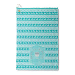 Hanukkah Waffle Weave Golf Towel (Personalized)