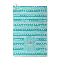 Hanukkah Waffle Weave Golf Towel (Personalized)