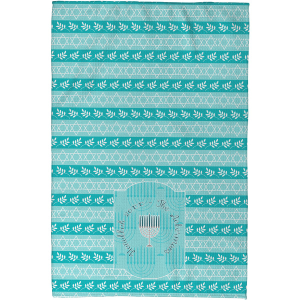 Hanukkah Waffle Weave Towel - Full Color Print - Approval Image