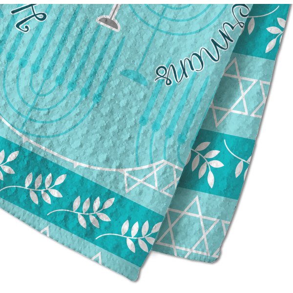 Hanukkah Waffle Weave Towel - Closeup of Material Image