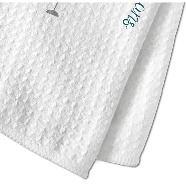 Hanukkah Waffle Weave Towel - Closeup of Material Image