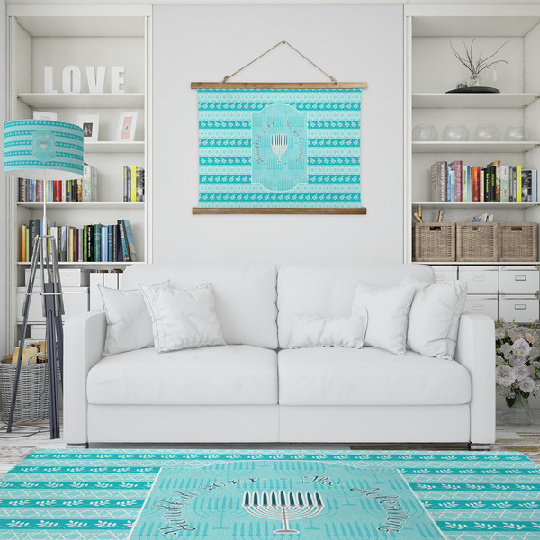 Hanukkah Wall Hanging Tapestry - IN CONTEXT