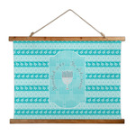 Hanukkah Wall Hanging Tapestry - Wide (Personalized)