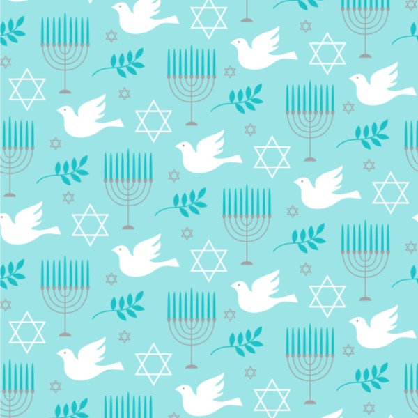 Custom Hanukkah Wallpaper & Surface Covering (Peel & Stick 24"x 24" Sample)