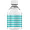 Hanukkah Water Bottle Label - Back View