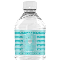Hanukkah Water Bottle Labels - Custom Sized (Personalized)